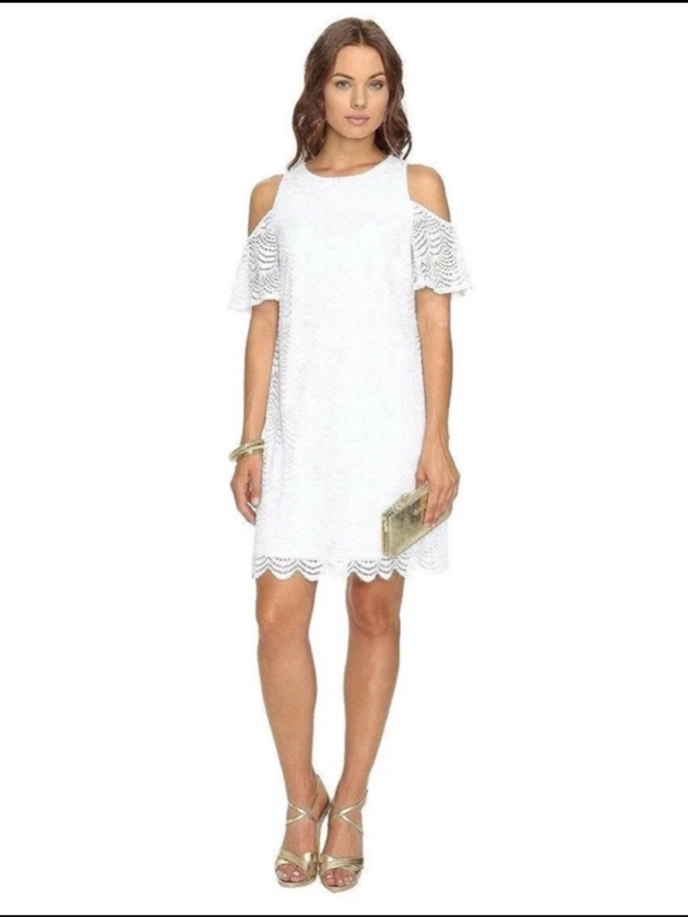 Lilly Pulitzer Somerset Open Shoulder Swing Dress Size Medium